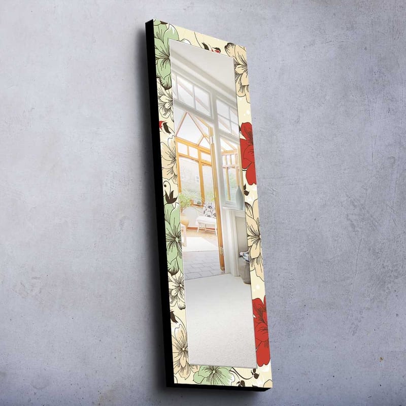 Koristepeili 40x120 cm, Monivärinen