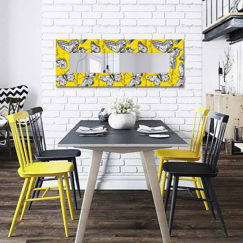 Koristepeili 40x120 cm, Monivärinen