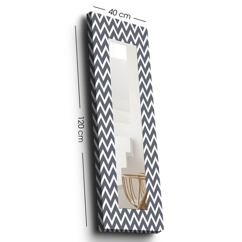 Koristepeili 40x120 cm - Monivärinen - Sisustustuotteet - Peili - Eteispeili