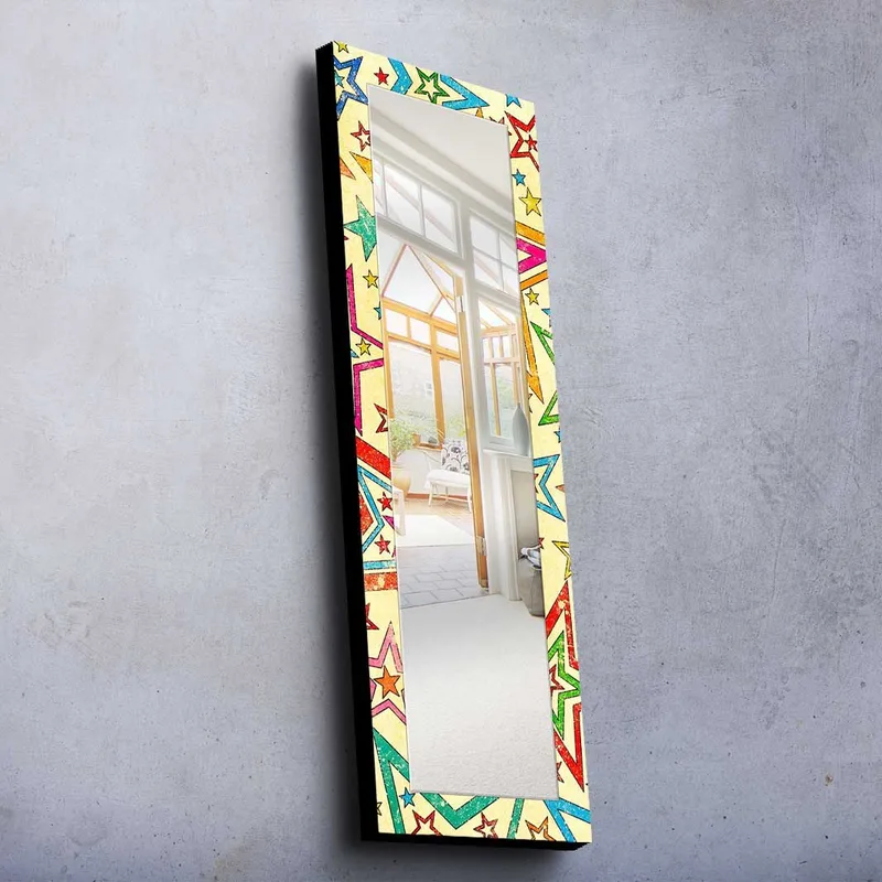 Koristepeili 40x120 cm, Monivärinen