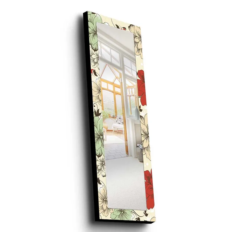 Koristepeili 40x120 cm - Monivärinen - Sisustustuotteet - Peili - Eteispeili