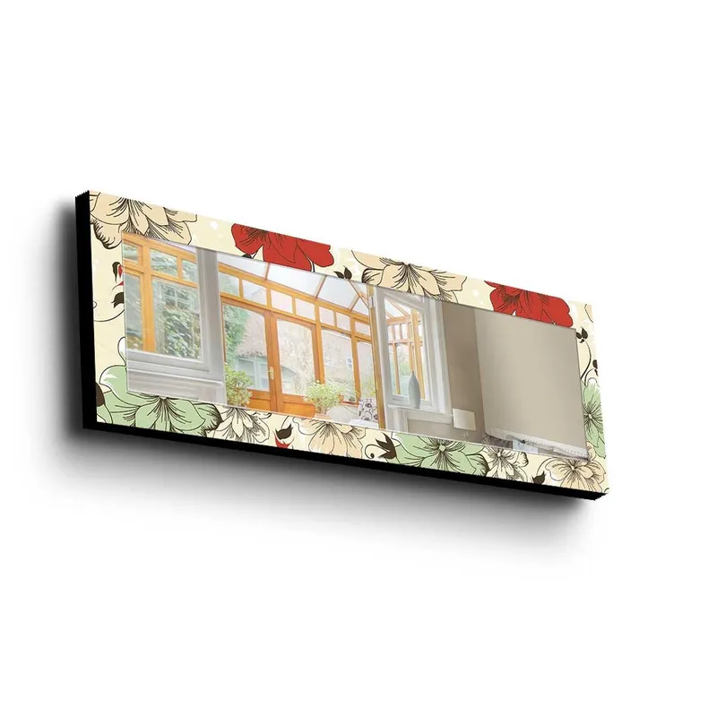 Koristepeili 40x120 cm - Monivärinen - Sisustustuotteet - Peili - Eteispeili