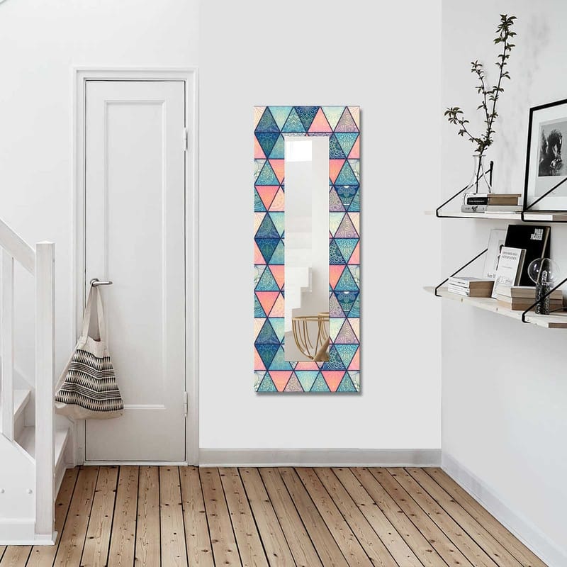 Koristepeili 40x120 cm - Monivärinen - Sisustustuotteet - Peili - Eteispeili