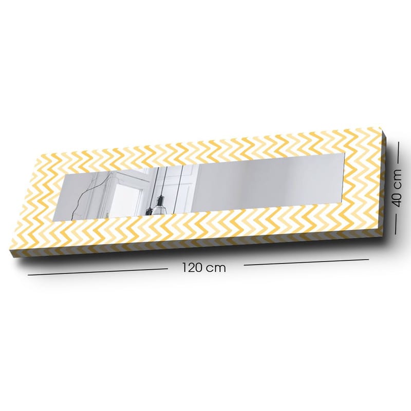 Koristepeili 40x120 cm - Monivärinen - Sisustustuotteet - Peili - Eteispeili