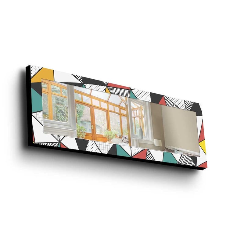 Koristepeili 40x120 cm - Monivärinen - Sisustustuotteet - Peili - Eteispeili