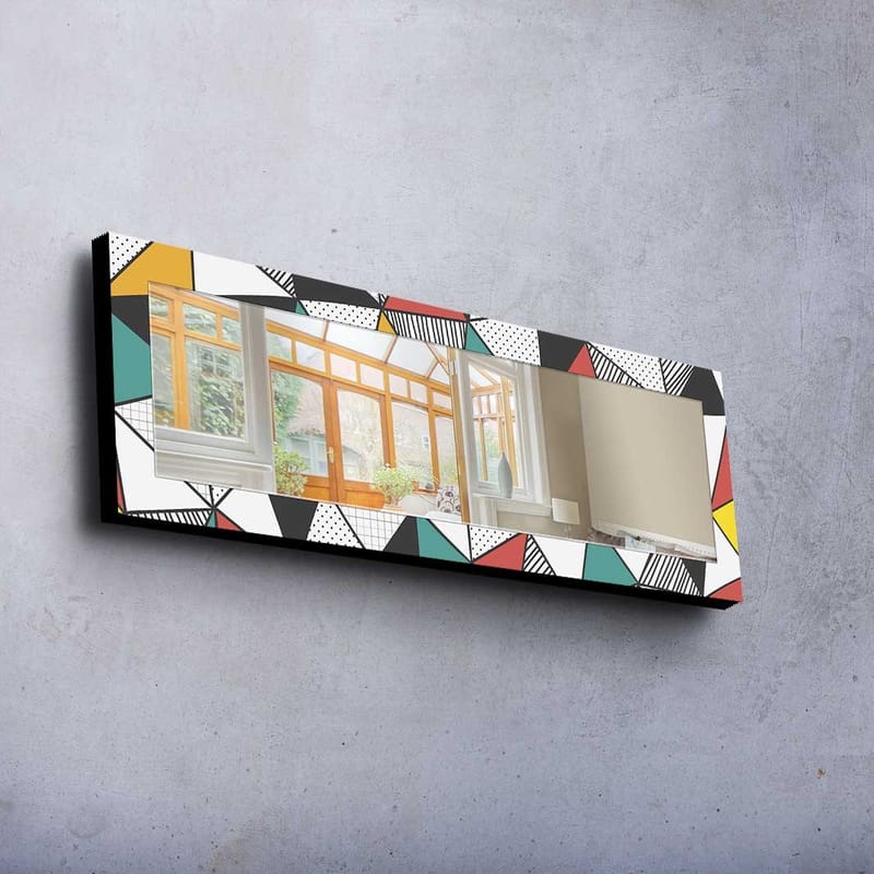 Koristepeili 40x120 cm - Monivärinen - Sisustustuotteet - Peili - Eteispeili