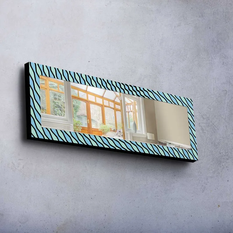 Koristepeili 40x120 cm - Monivärinen - Sisustustuotteet - Peili - Eteispeili