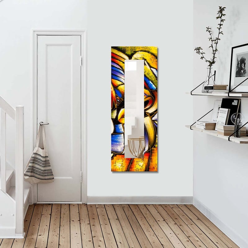 Koristepeili 40x120 cm - Monivärinen - Sisustustuotteet - Peili - Eteispeili