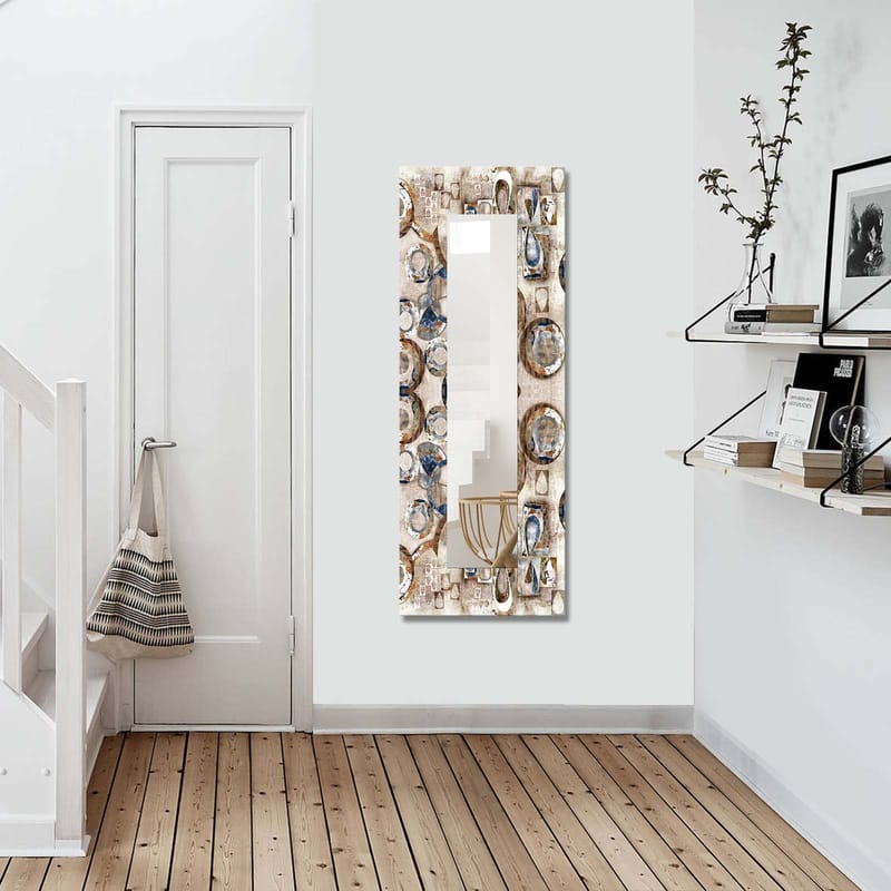 Koristepeili 40x120 cm - Monivärinen - Sisustustuotteet - Peili - Eteispeili