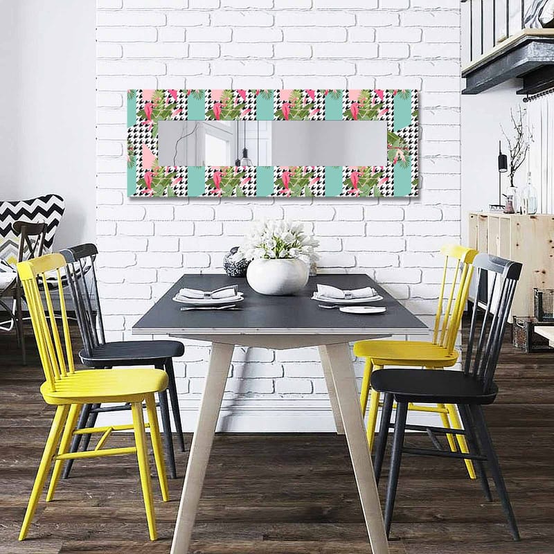 Koristepeili 40x120 cm, Monivärinen