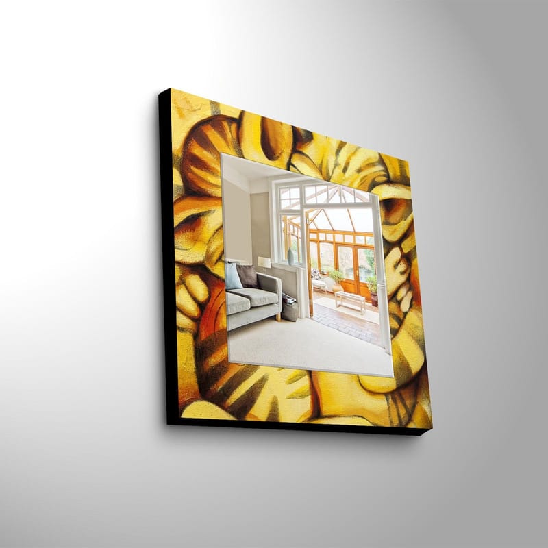 Koristepeili 50x50 cm, Monivärinen