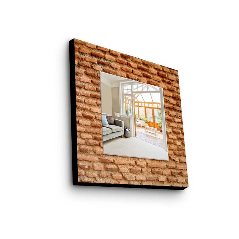 Koristepeili 50x50 cm - Monivärinen - Sisustustuotteet - Peili - Eteispeili