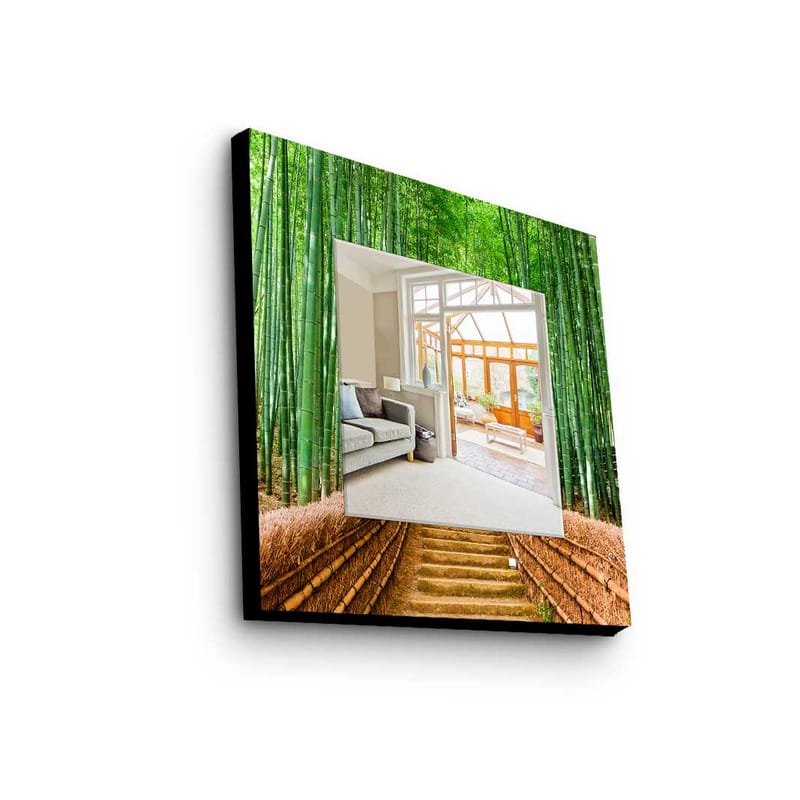 Koristepeili 50x50 cm - Monivärinen - Sisustustuotteet - Peili - Eteispeili
