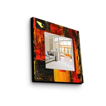 Koristepeili 50x50 cm - Monivärinen - Sisustustuotteet - Peili - Eteispeili