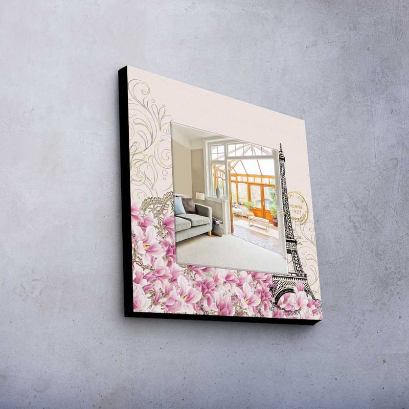 Koristepeili 50x50 cm - Monivärinen - Sisustustuotteet - Peili - Eteispeili