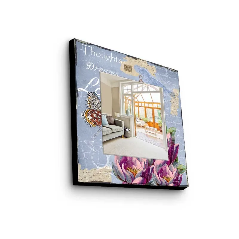 Koristepeili 50x50 cm, Monivärinen