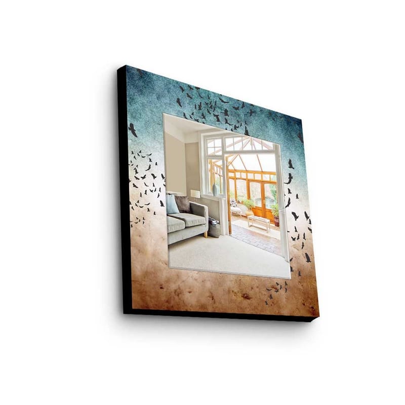 Koristepeili 50x50 cm, Monivärinen