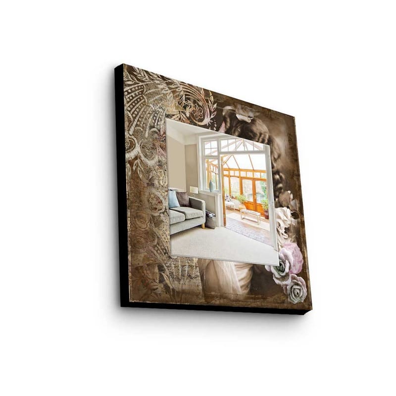 Koristepeili 50x50 cm, Monivärinen