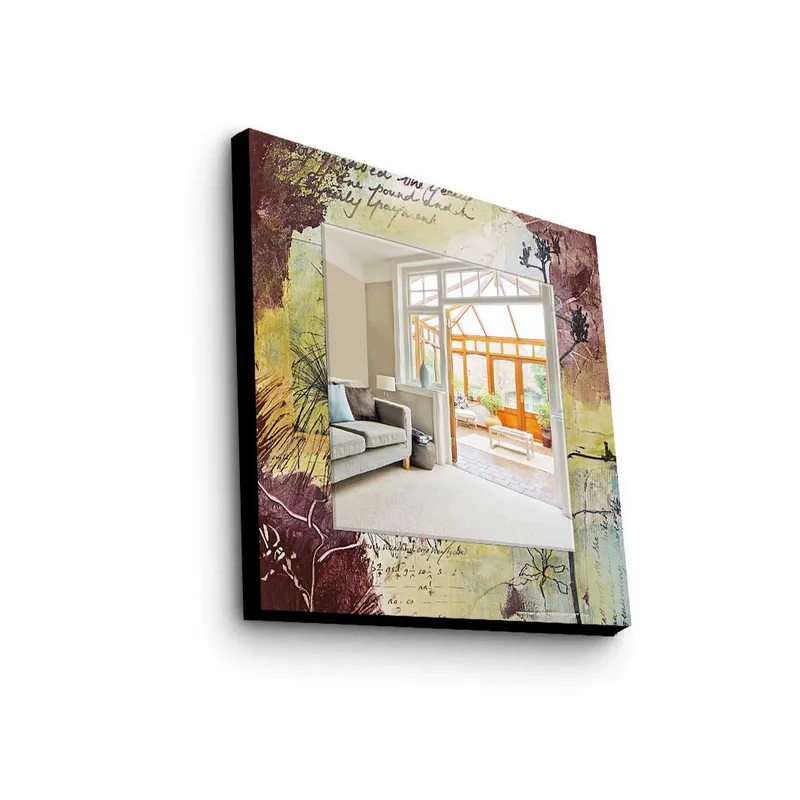 Koristepeili 50x50 cm, Monivärinen