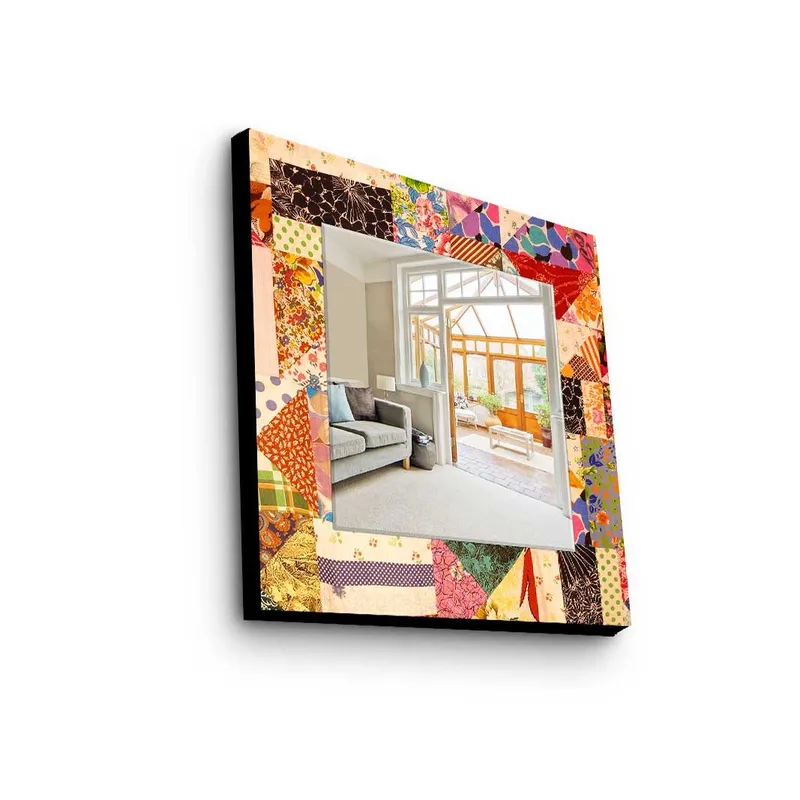 Koristepeili 50x50 cm, Monivärinen