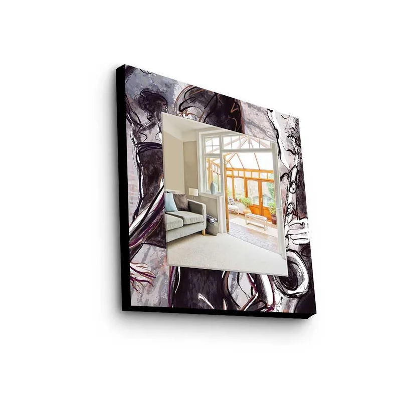 Koristepeili 50x50 cm, Monivärinen