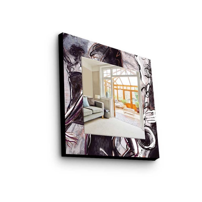 Koristepeili 50x50 cm, Monivärinen