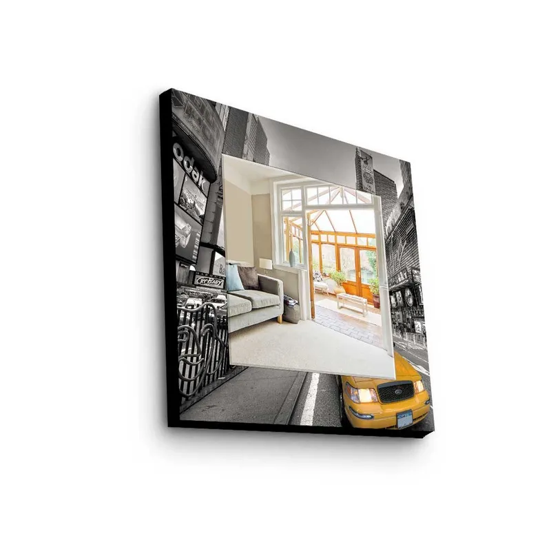 Koristepeili 50x50 cm, Monivärinen