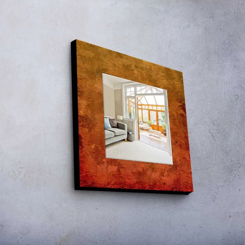 Koristepeili 50x50 cm - Monivärinen - Sisustustuotteet - Peili - Eteispeili