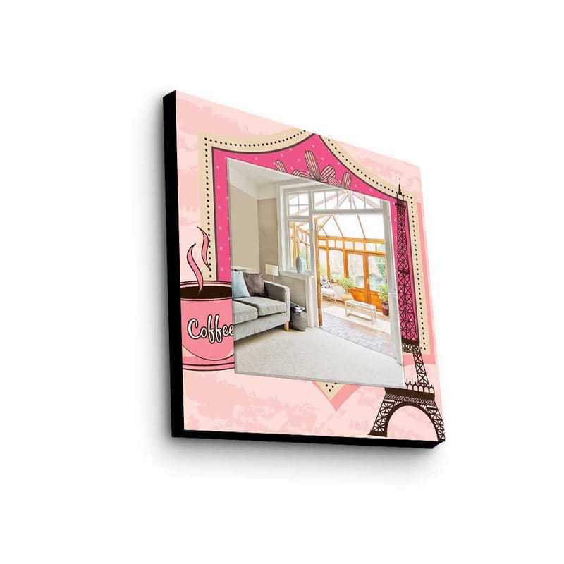 Koristepeili 50x50 cm, Monivärinen