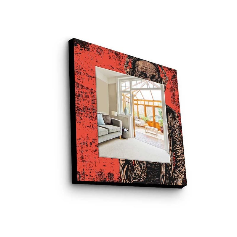 Koristepeili 50x50 cm, Monivärinen