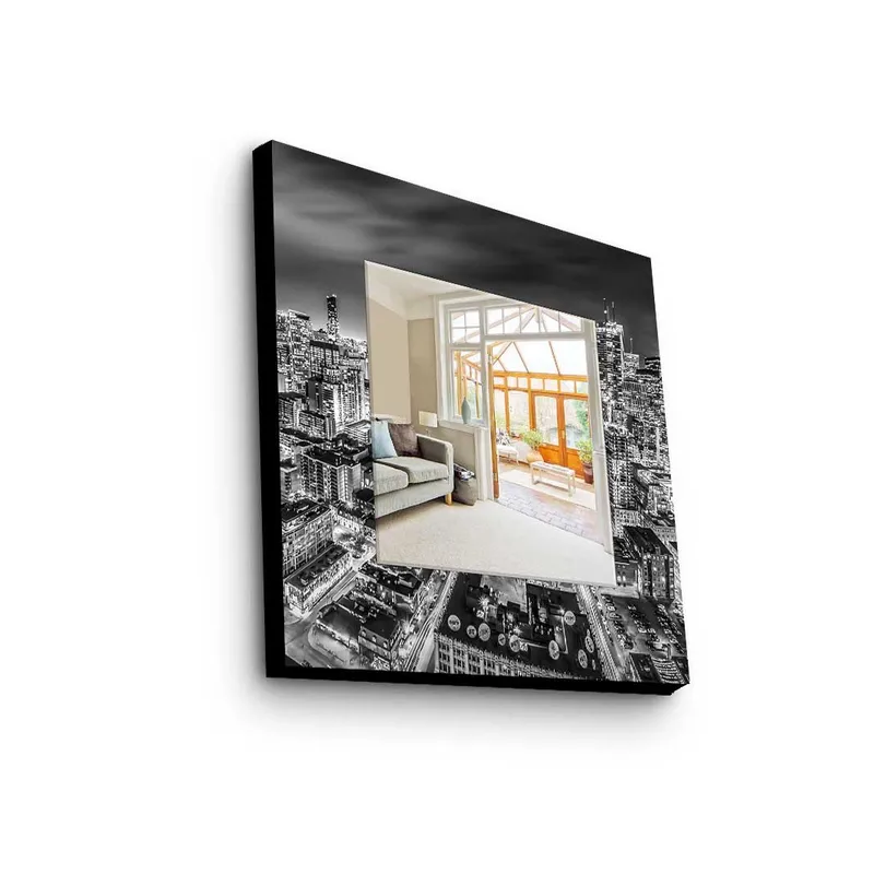 Koristepeili 50x50 cm, Monivärinen