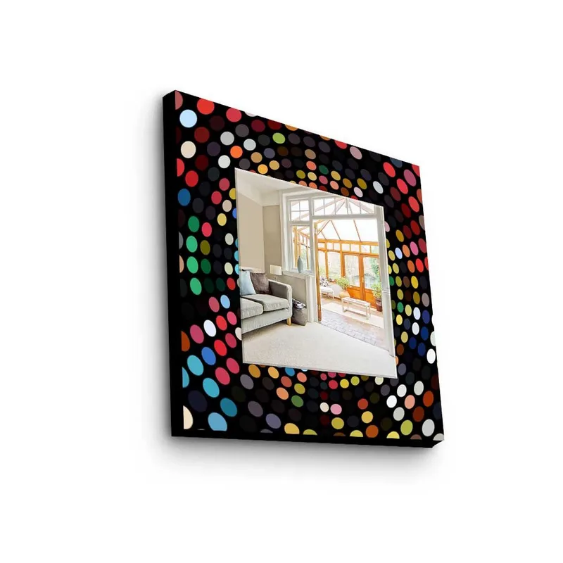 Koristepeili 50x50 cm, Monivärinen