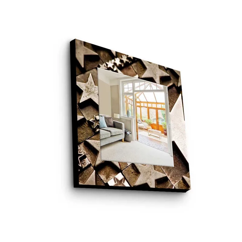 Koristepeili 50x50 cm, Monivärinen