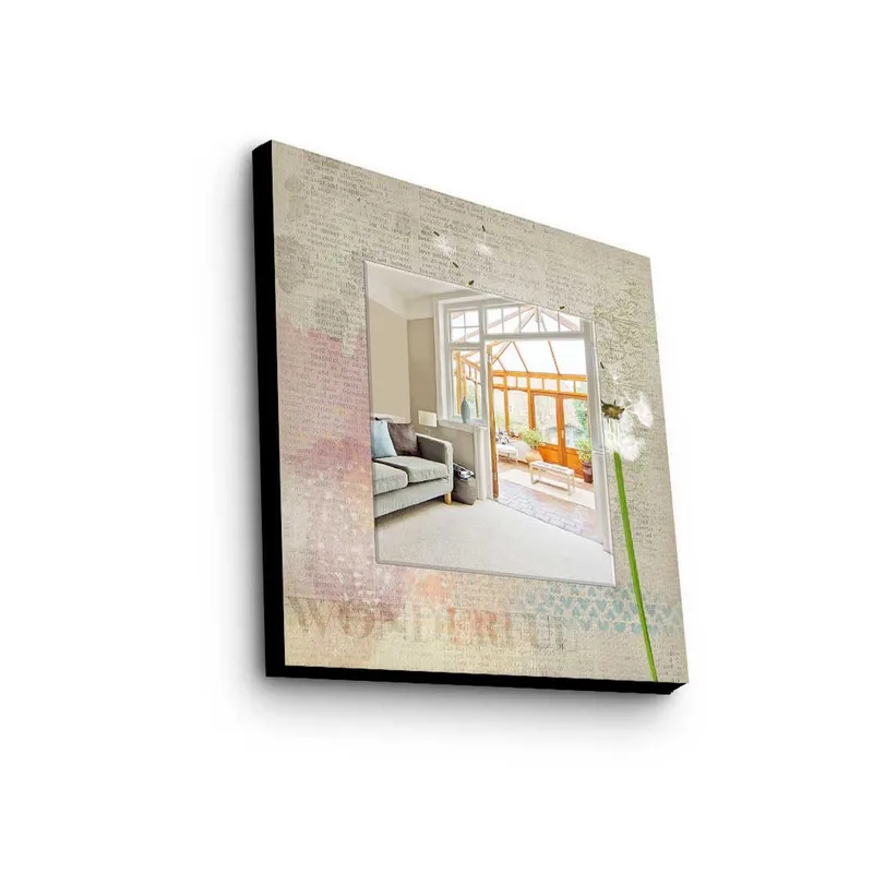 Koristepeili 50x50 cm, Monivärinen