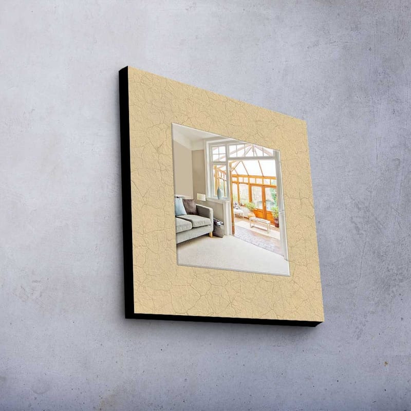 Koristepeili 50x50 cm - Monivärinen - Sisustustuotteet - Peili - Eteispeili