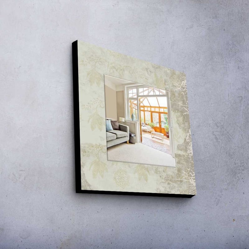 Koristepeili 50x50 cm - Monivärinen - Sisustustuotteet - Peili - Eteispeili