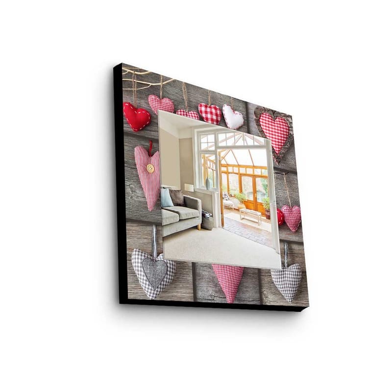 Koristepeili 50x50 cm, Monivärinen