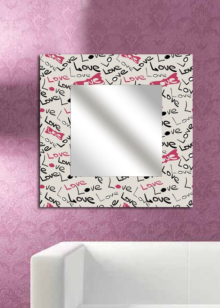 Koristepeili 50x50 cm, Monivärinen