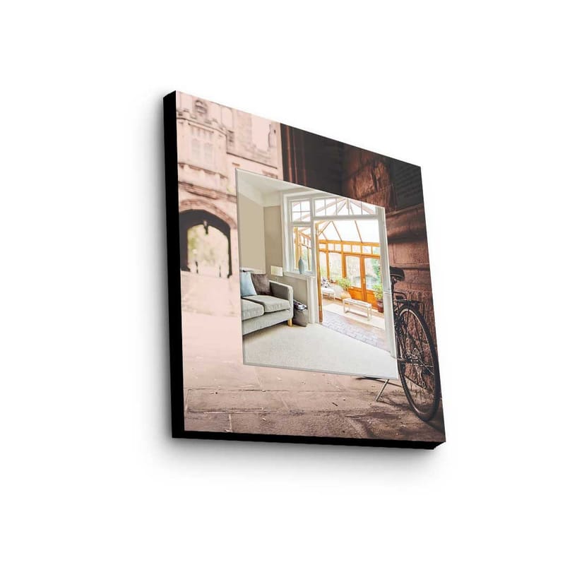 Koristepeili 50x50 cm, Monivärinen