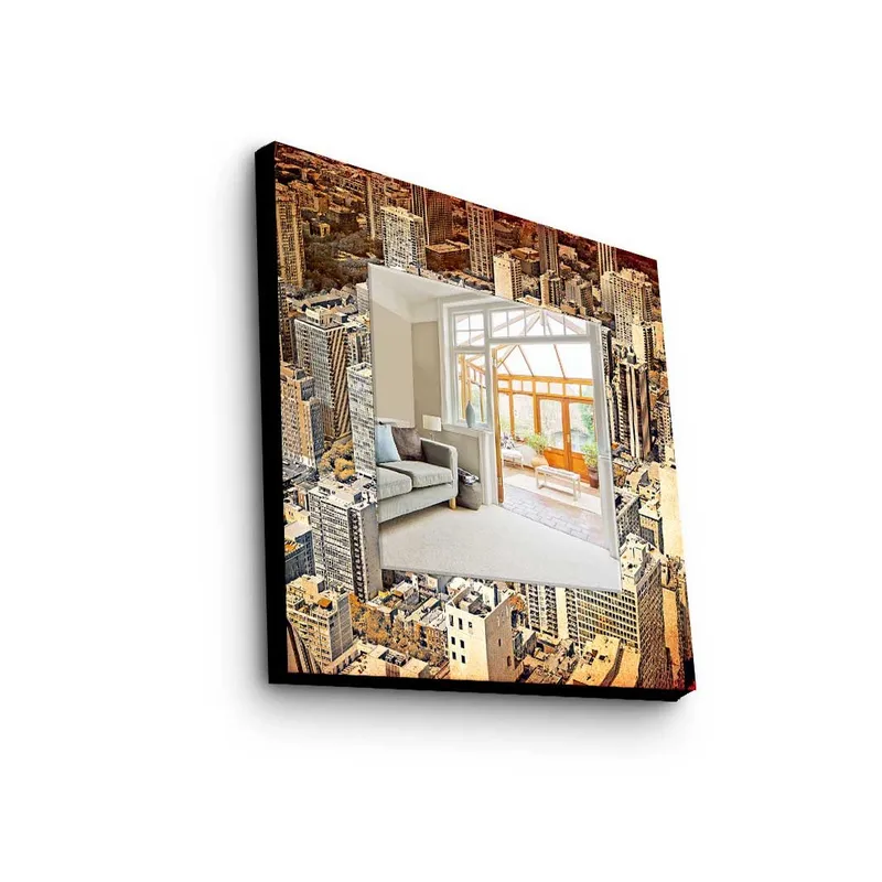 Koristepeili 50x50 cm, Monivärinen