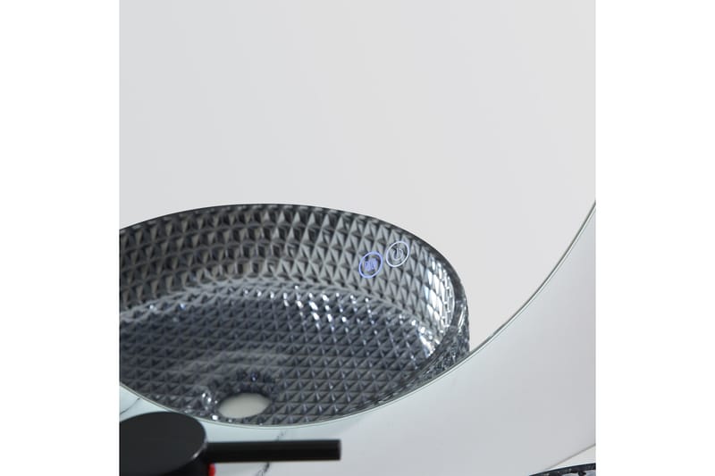 LED-Peili Olivia huurteenestotoiminnolla 45x110 cm Hopea - Lyfco - Sisustustuotteet - Peili - Eteispeili