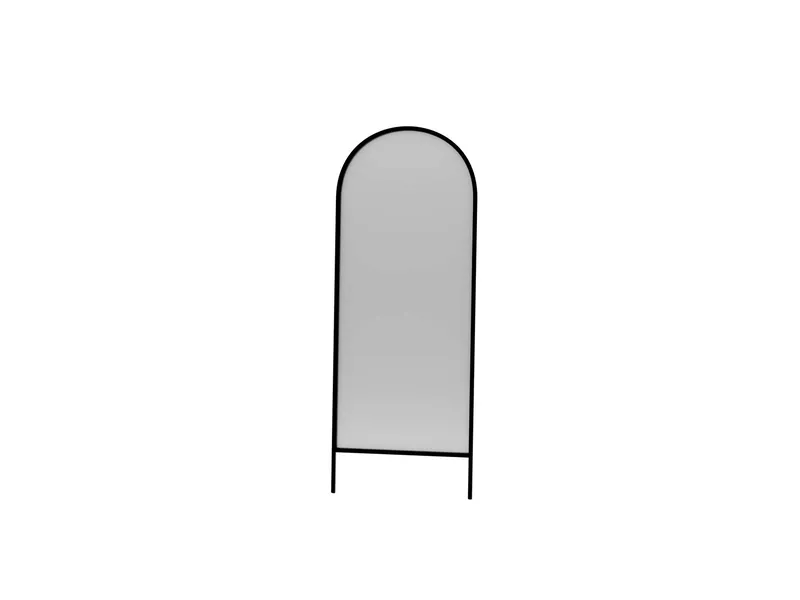 Halor lattiapeili 70x180 cm, Musta