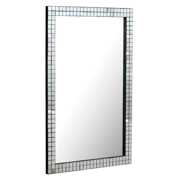 Junilo-seinäpeili 60 cm - Hopea ja musta - Sisustustuotteet - Peili