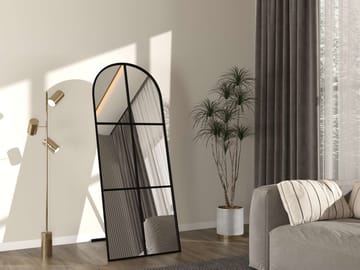 Kavor lattiapeili 70x180 cm - Musta - Sisustustuotteet - Peili - Lattiapeili