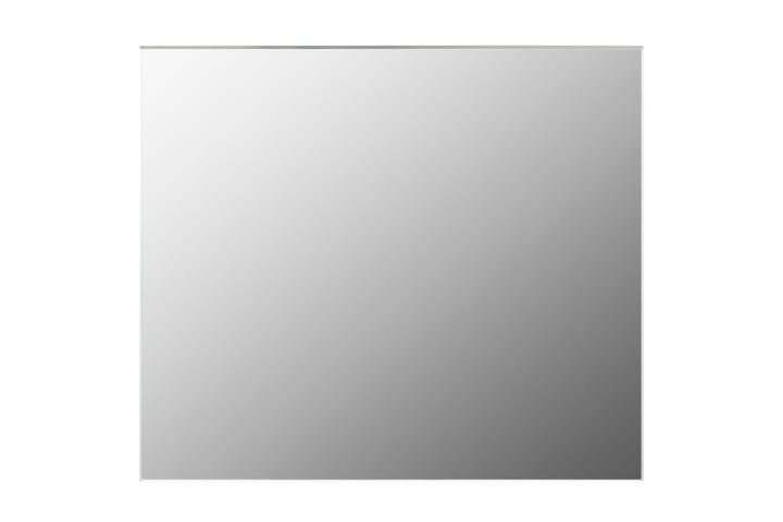 Kehyksetön peili 80x60 cm lasi - Hopea - Peili - Eteispeili - Seinäpeili