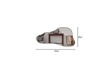Kelon Seinälle ripustettava peili 60 cm - Musta - Sisustustuotteet - Peili