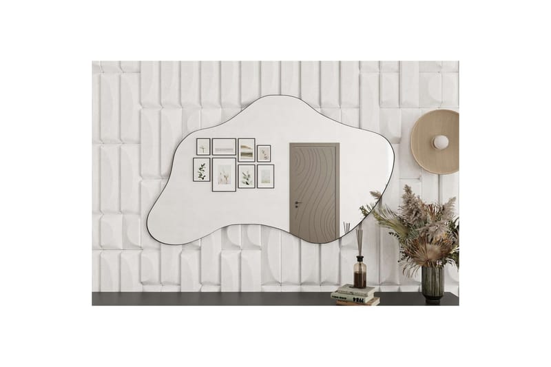 Kelon Seinälle ripustettava peili 60 cm - Musta - Sisustustuotteet - Peili