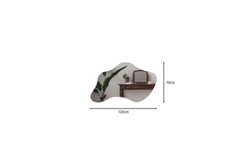 Kelon Seinälle ripustettava peili 60 cm - Musta - Sisustustuotteet - Peili