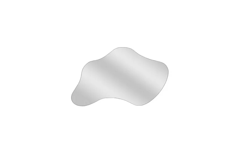 Kelon Seinälle ripustettava peili 60 cm, Musta