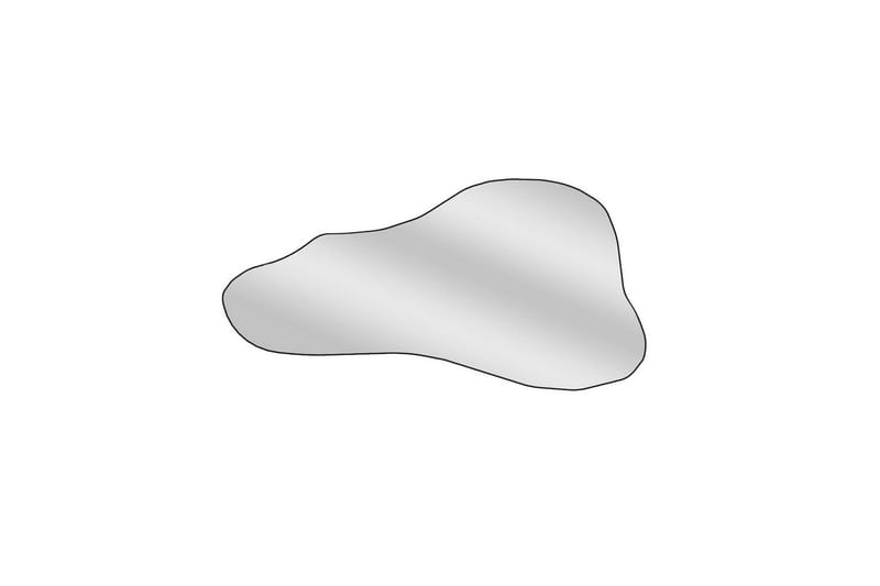 Kelon Seinälle ripustettava peili 60 cm - Musta - Sisustustuotteet - Peili